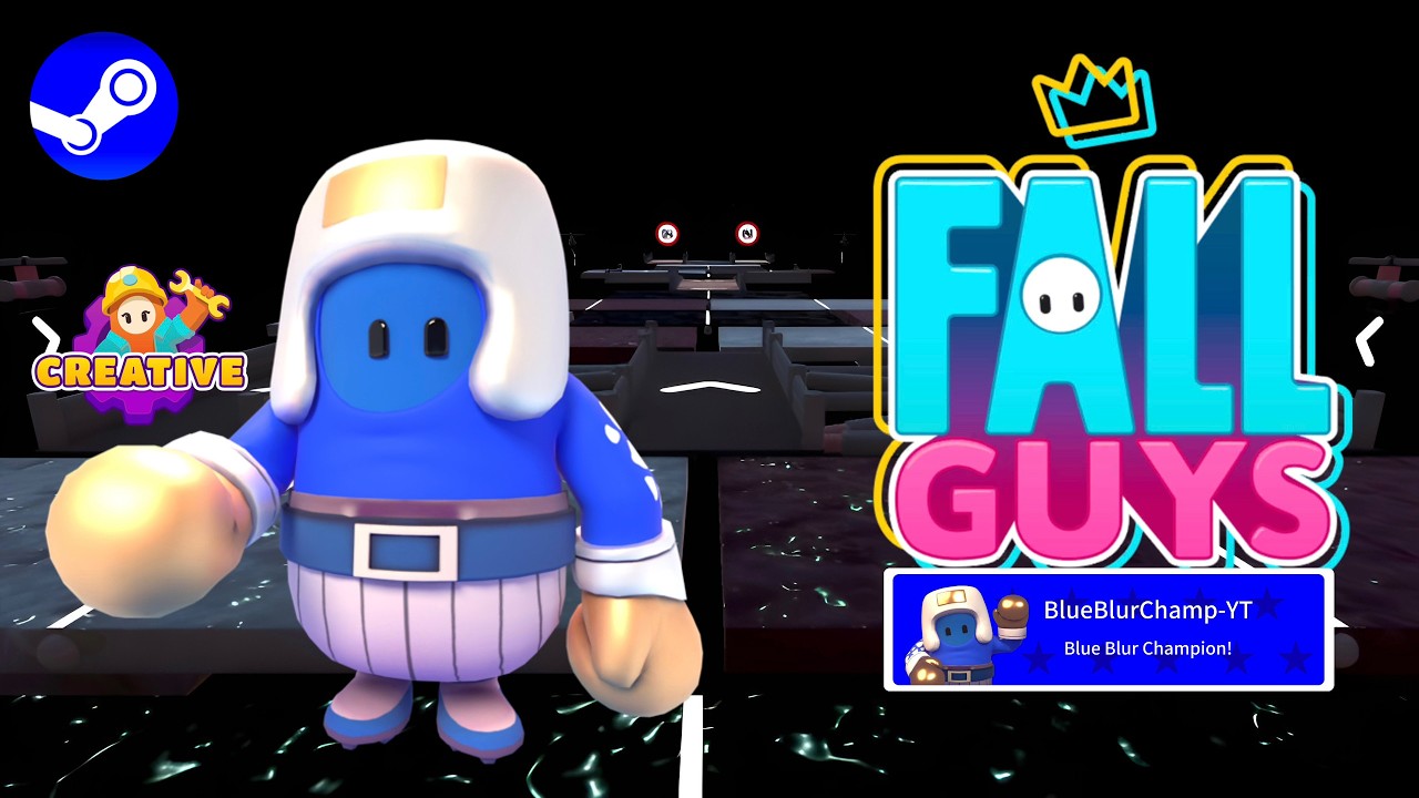 BlueBlurChamp's Fall Guys: Playing With Your Creative Maps#34