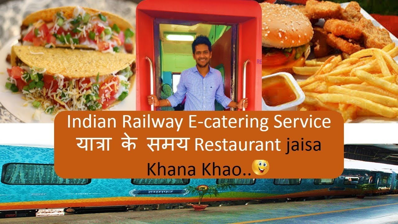 How to book meal in train using E-Catering Service | IRCTC food on track app