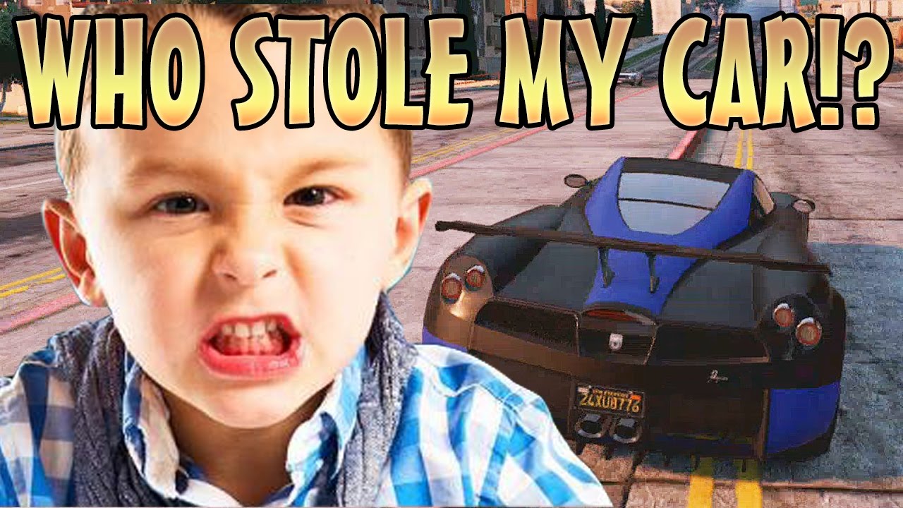 STEALING KIDS CAR WHILE INVISIBLE TROLLING! (GTA 5 Mods)