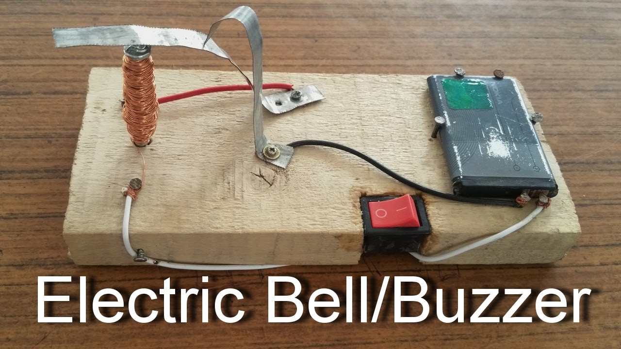 Electric Bell DIY | How To Make Electric Bell/Buzzer At Home