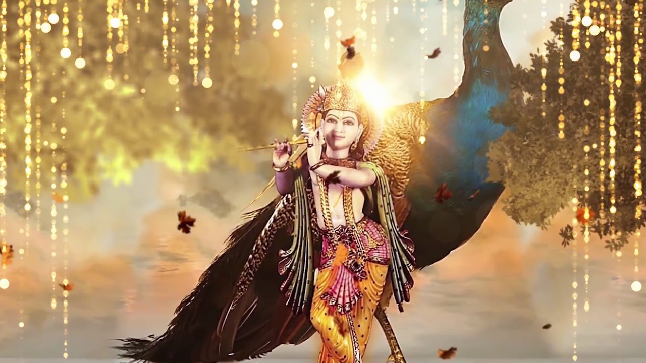 Lord Krishna || New Graphics || Motion Baground || Free Krishna Graphics || HS Midea Graphics