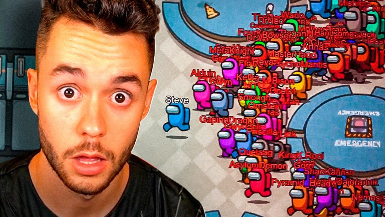 AMONG US, pero con 99 IMPOSTORES - TheGrefg