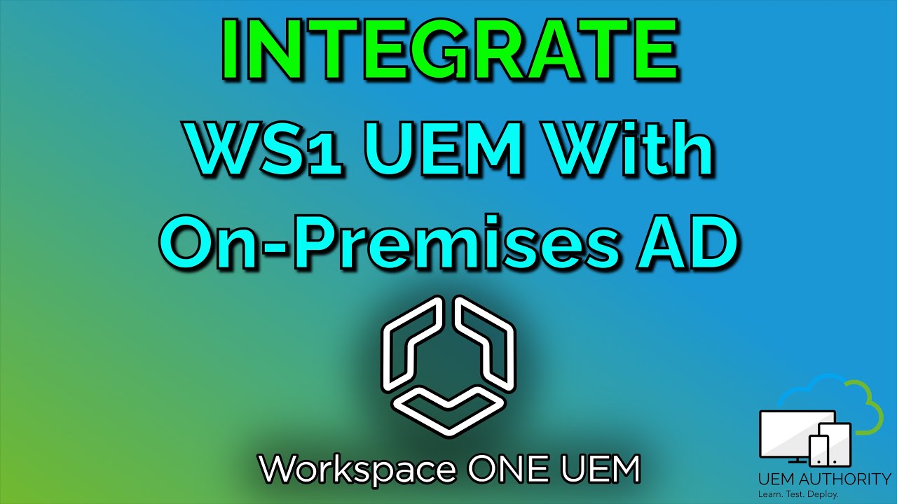 How to connect On-Prem AD with VMware Workspace ONE | Video 3