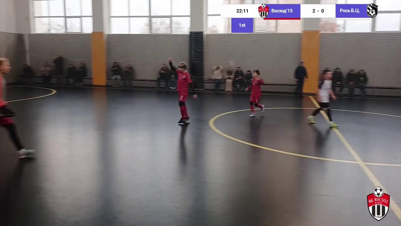 Восход'15  VS Рось Б.Ц.   (2:0) турнір 