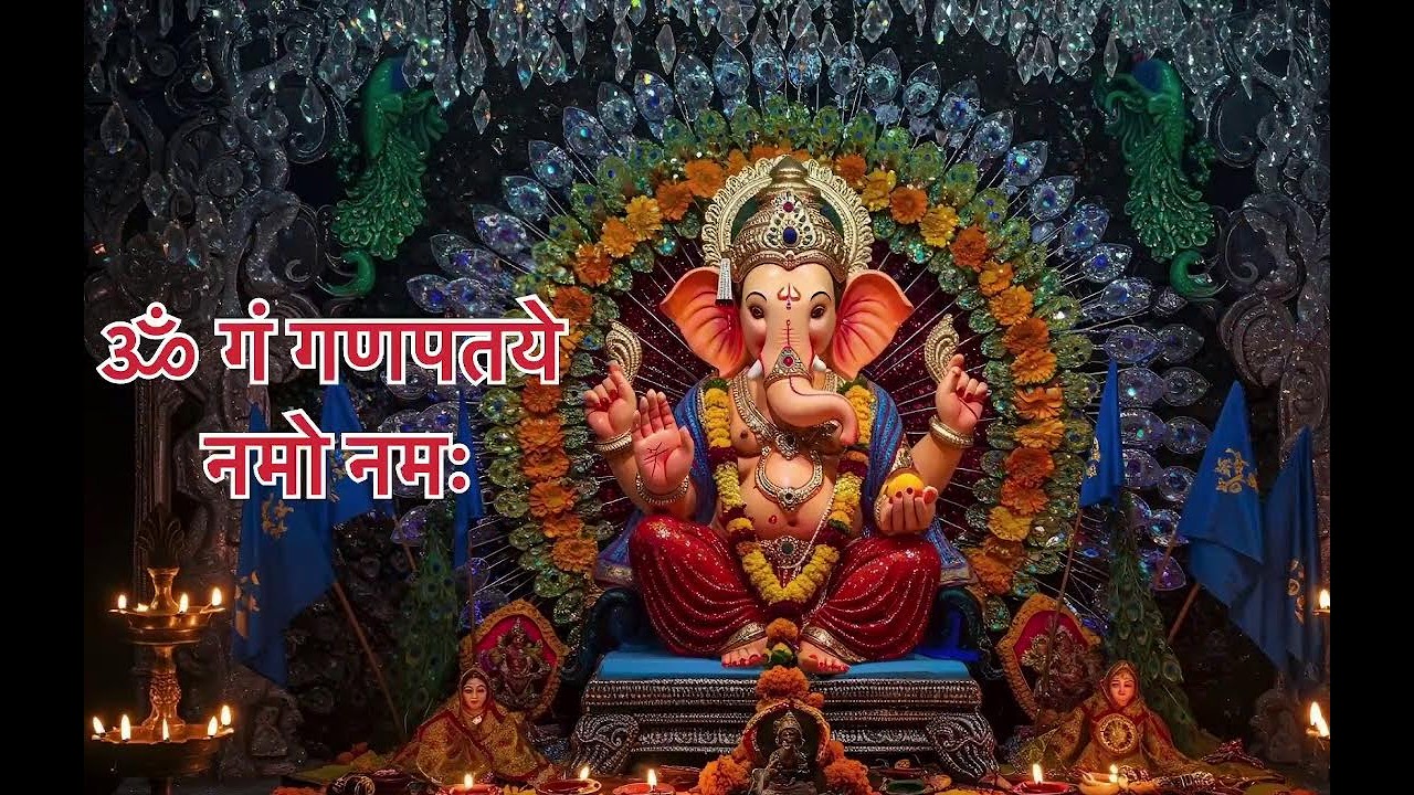 🔴 LIVE — Om Gan Ganpataye Namo Namah | 108 Chant Ganesh Mantra Meditation