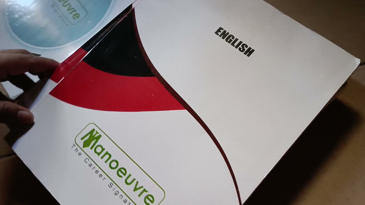 Manoeuvre tissnet gk books unboxing and review