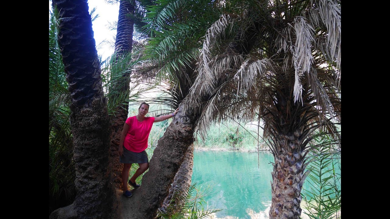 пальмовый пляж Preveli Beach  о Крит Греция