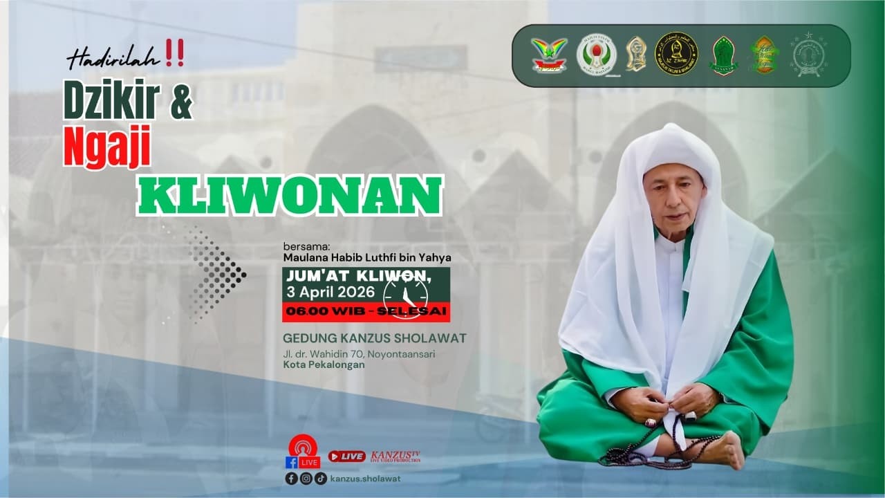Rutinan Jum'at Kliwon Majelis Ta'lim & Sholawat AZZAHIR Pekalongan, 03 April 2026