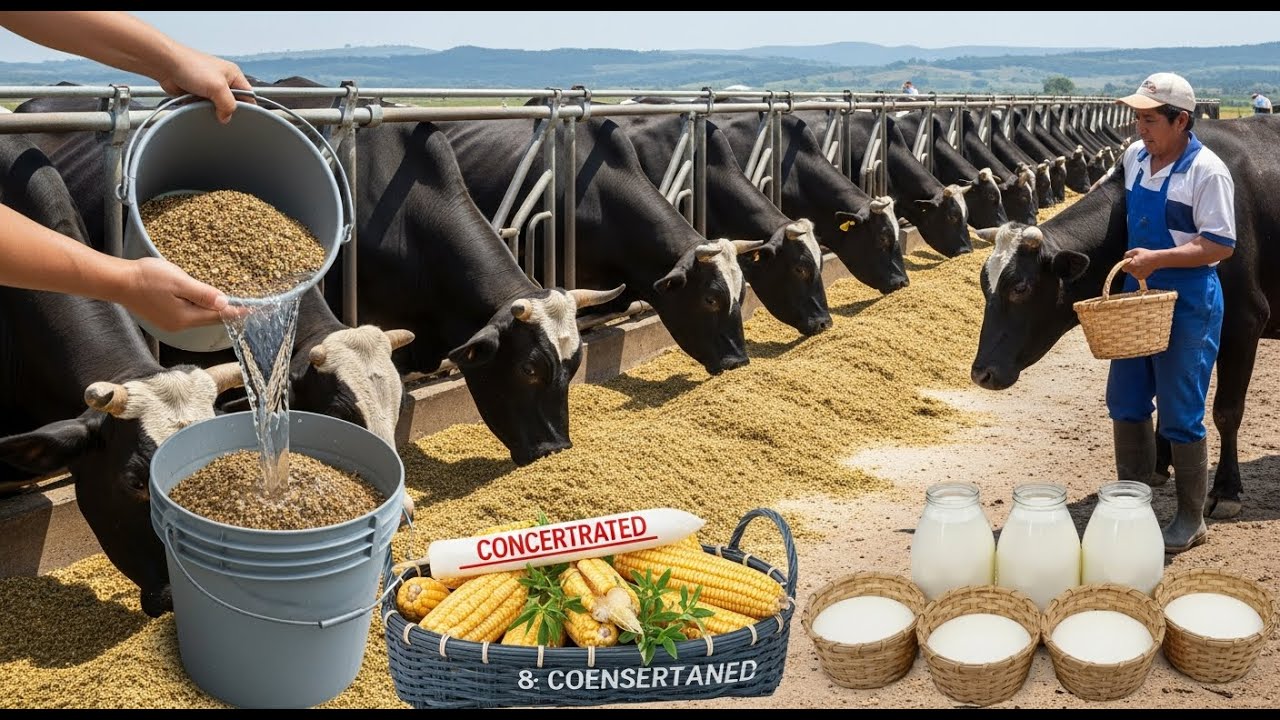 Las vacas no producían leches Mezclé estos 2 productos en el agua y ahora producen leche
