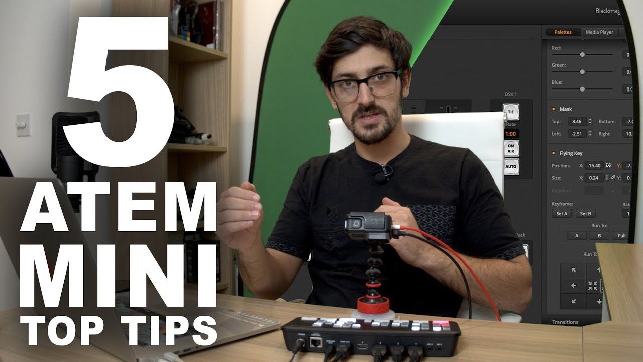 BlackMagic ATEM MINI: 5 Top Tips & Tricks | Save Setup, Monitor Audio + More!