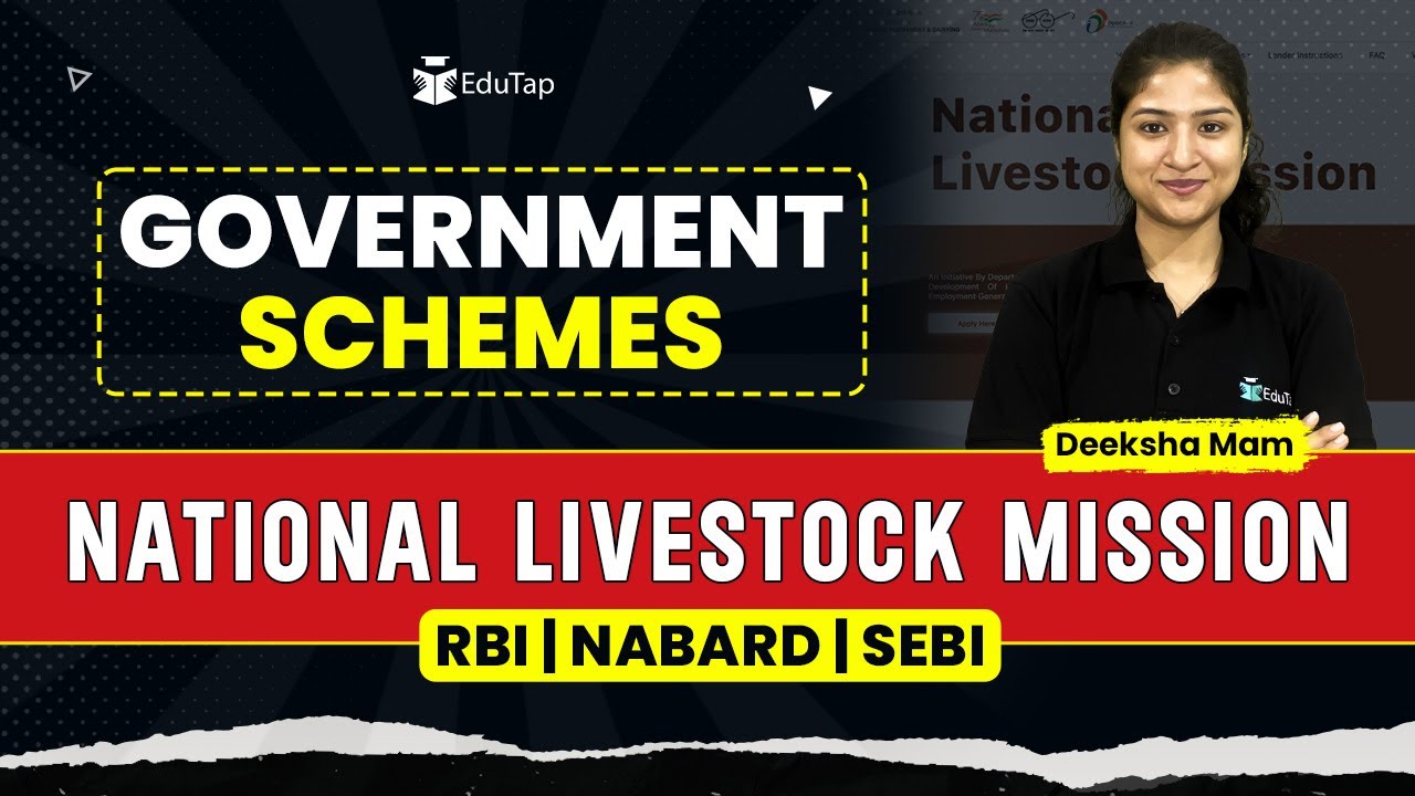 National Livestock Mission | Important Government Schemes  | RBI, NABARD, SEBI Preparation | EduTap