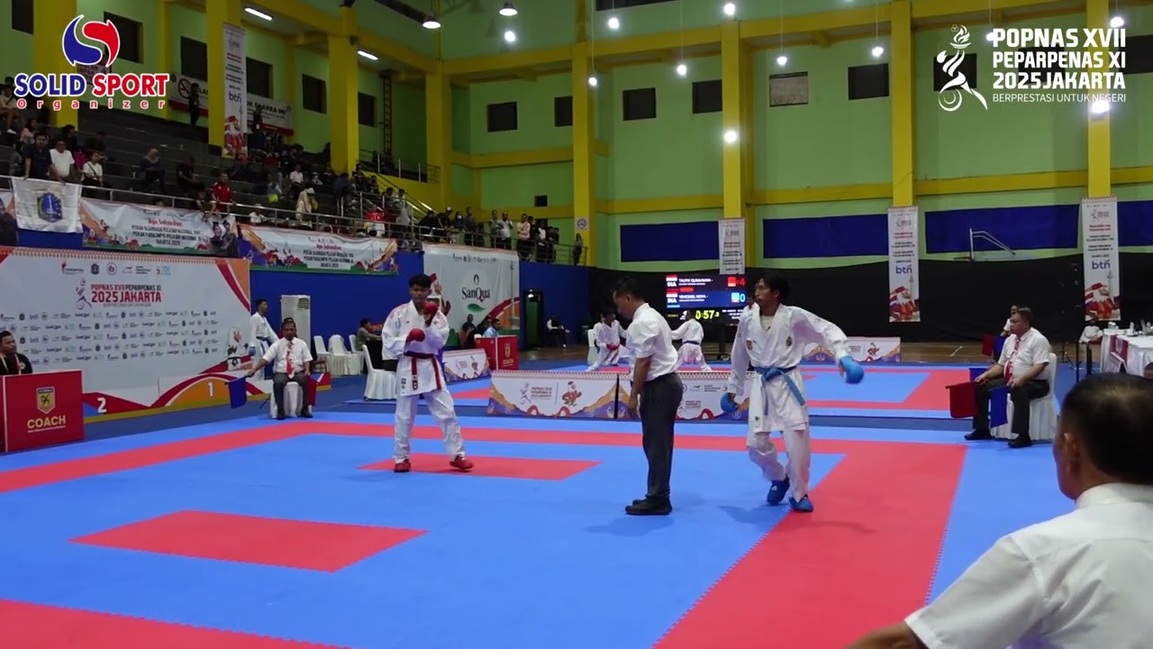 BAGAS WAHYU KIRANA JATENG VS IRFAN MAULANA HAKIM JABAR | POPNAS KARATE 2025