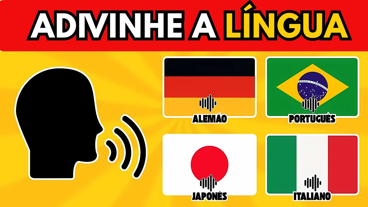 Adivinhe o Idioma pela Voz 🗣️ | S&oacute; 2% Conseguem Acertar Todos | #quiz #patyquiz  🌍🔊