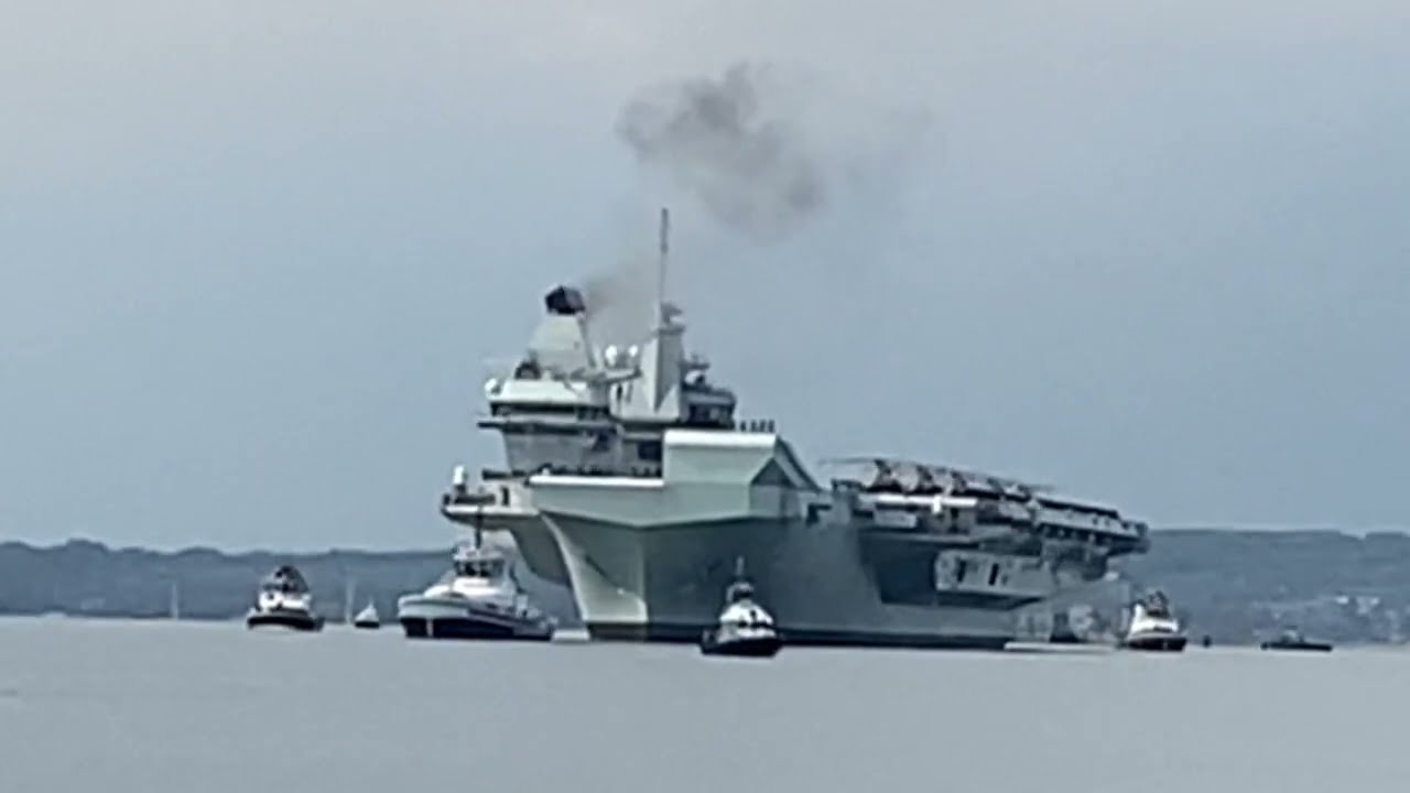 HMS Prince of Wales Aircraft Carriers Portsmouth #aircraftcarrier #hms #royalnavy #forces  #fyp