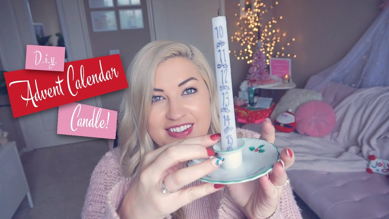 DIY HOW TO MAKE AN ADVENT CALENDAR CANDLE | 2021 VLOGMAS DAY 10
