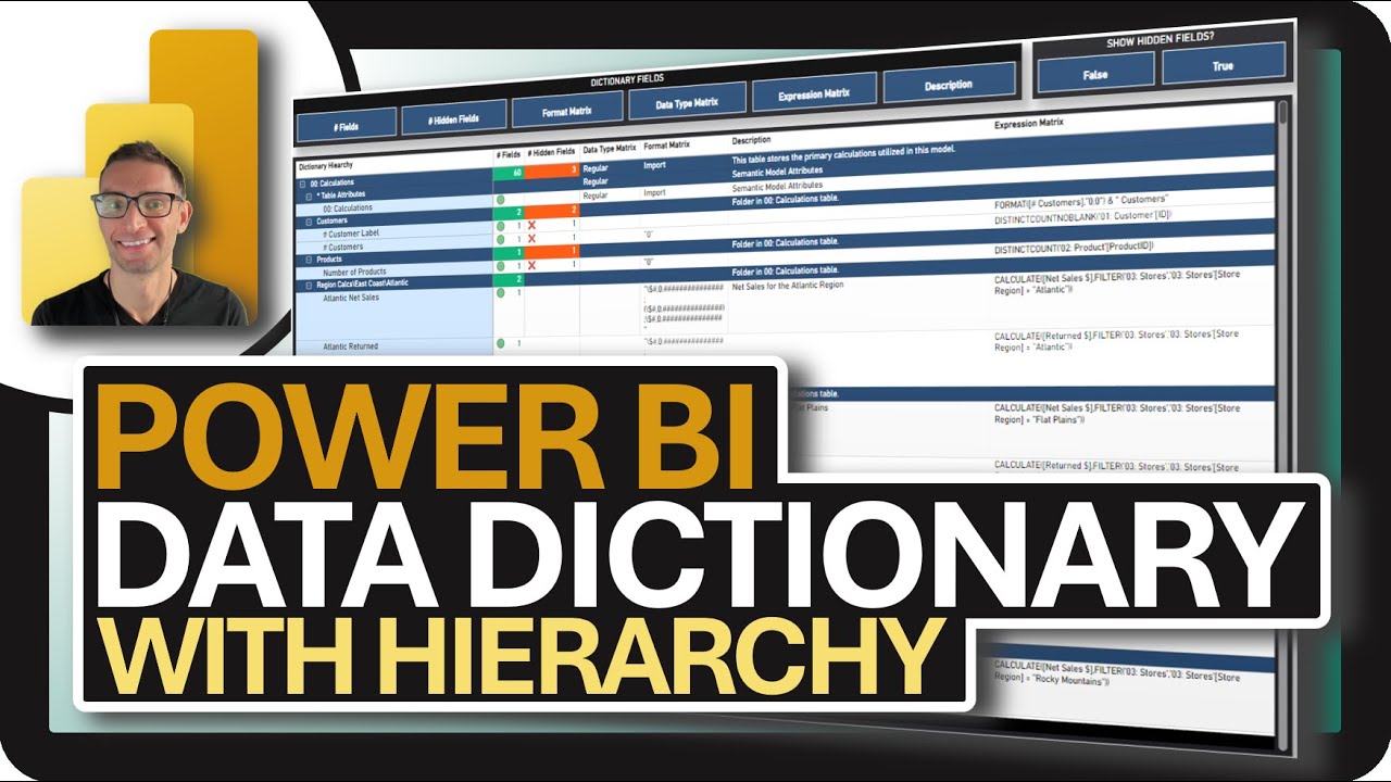 Generate a DATA DICTIONARY in Power BI with HIERARCHY!!!