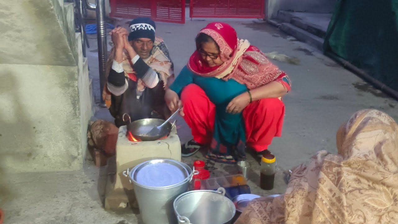 आज तो चूल्हे पर खाना बनाकर खाने का टेस्ट ही बदल दिया 🥺 देखिए  जेठानी के घर का house tour 🏠