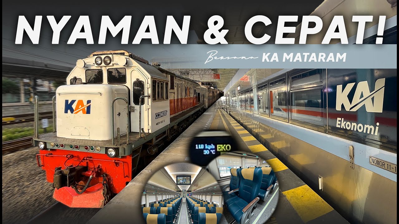 PILIHAN NYAMAN & CEPAT DI RUTE SOLO-JOGJA-JAKARTA 💨 | Trip Report Kereta Api Mataram 2025