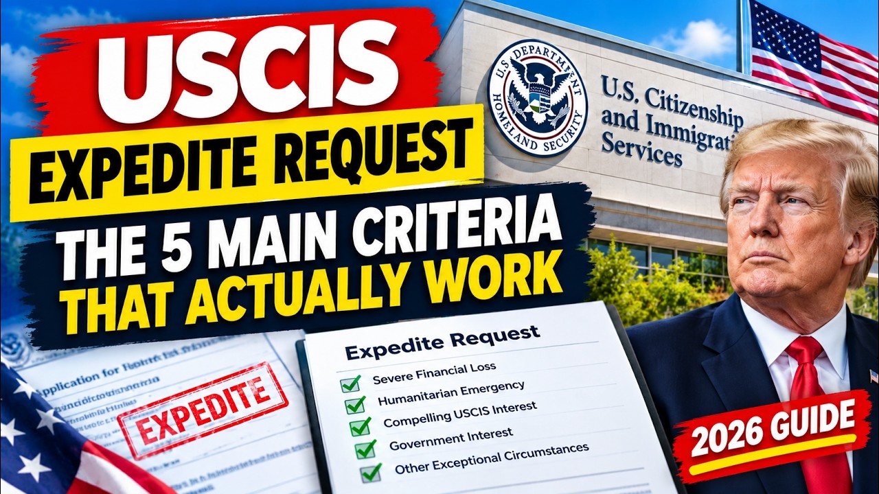 USCIS Expedite Request Explained The 5 Main Criteria That Actually Work 2026 Guide