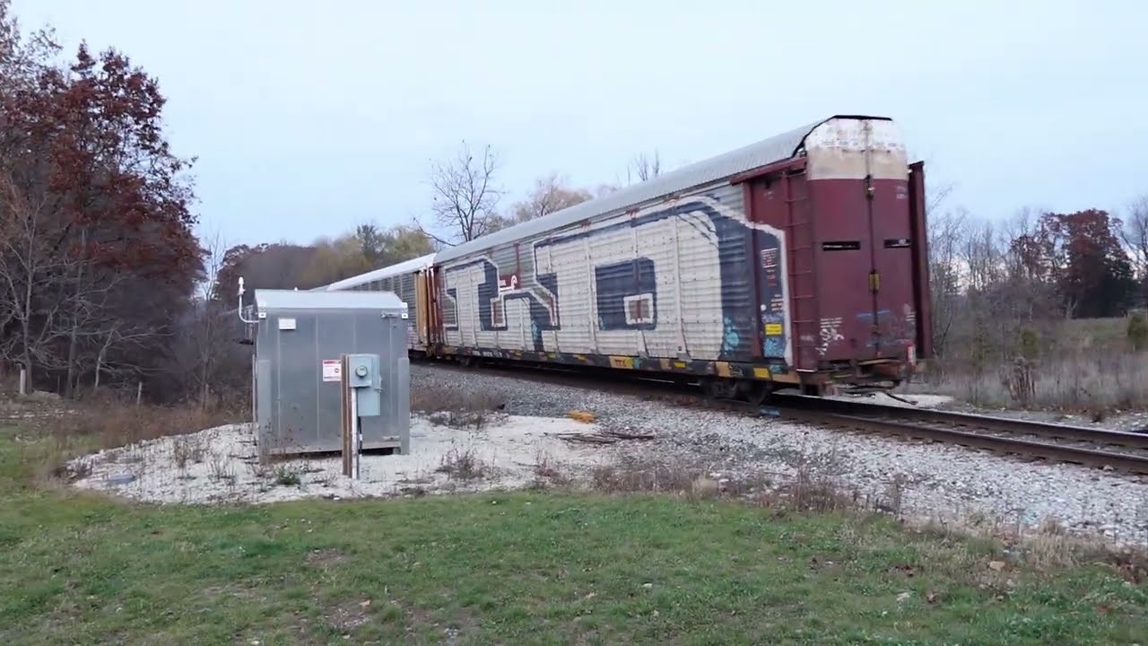 Nov 2025 CPKC 238 eastbound passing mile 59 on the Galt sub