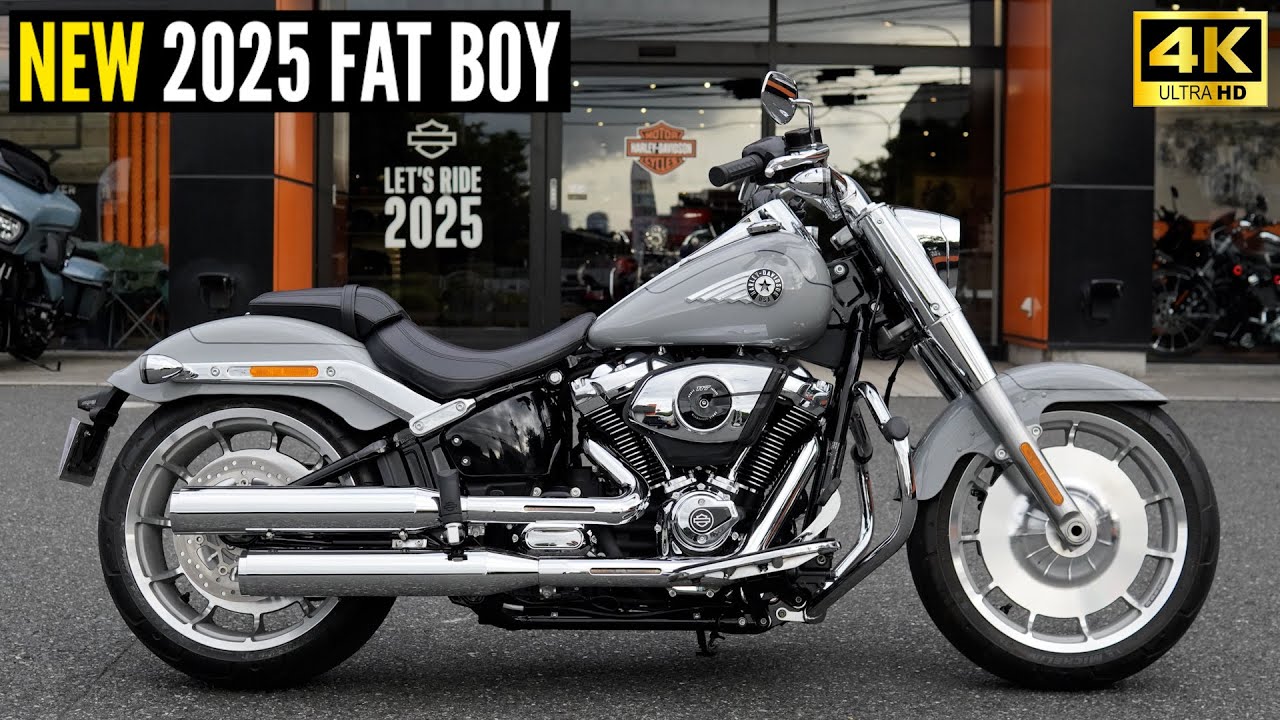 ハーレー名車ファットボーイ最新25年モデル‼️極太ボディの魅力とは⁉️2025 Fat Boy#harleydavidson  #fatboy