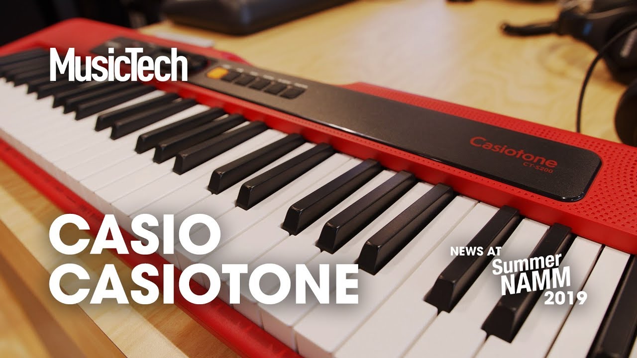 Gamify any MIDI file with revived Casiotone keyboards #SummerNAMM2019