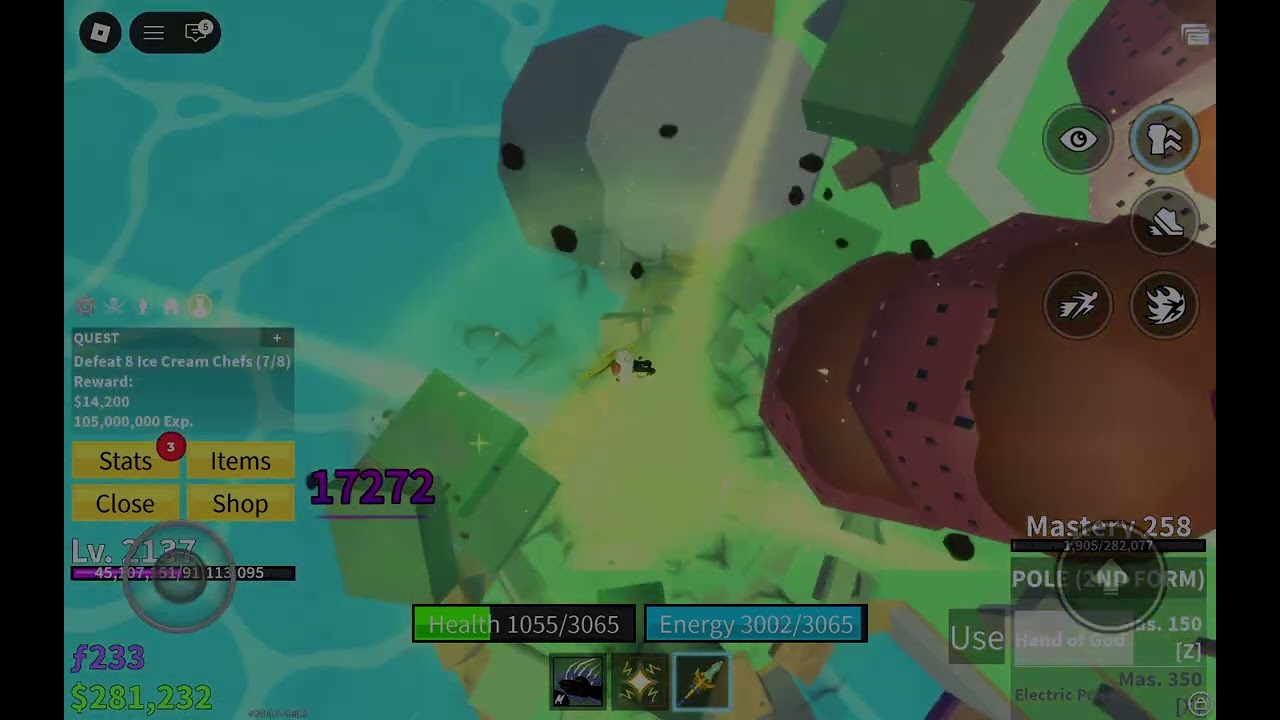 grinding in blox fruits