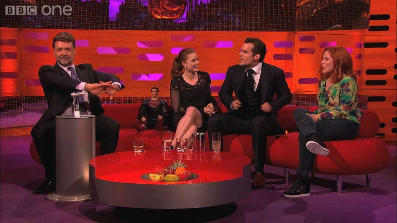 Russell Crowe controls the red chair - The Graham Norton Show - Series 13 Episode 11 - BBC
