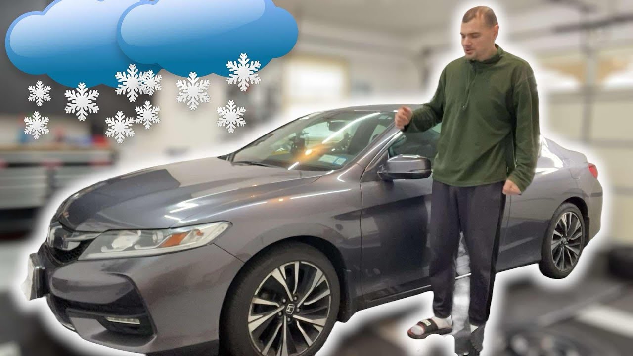 Putting Winter Tires on My Car !