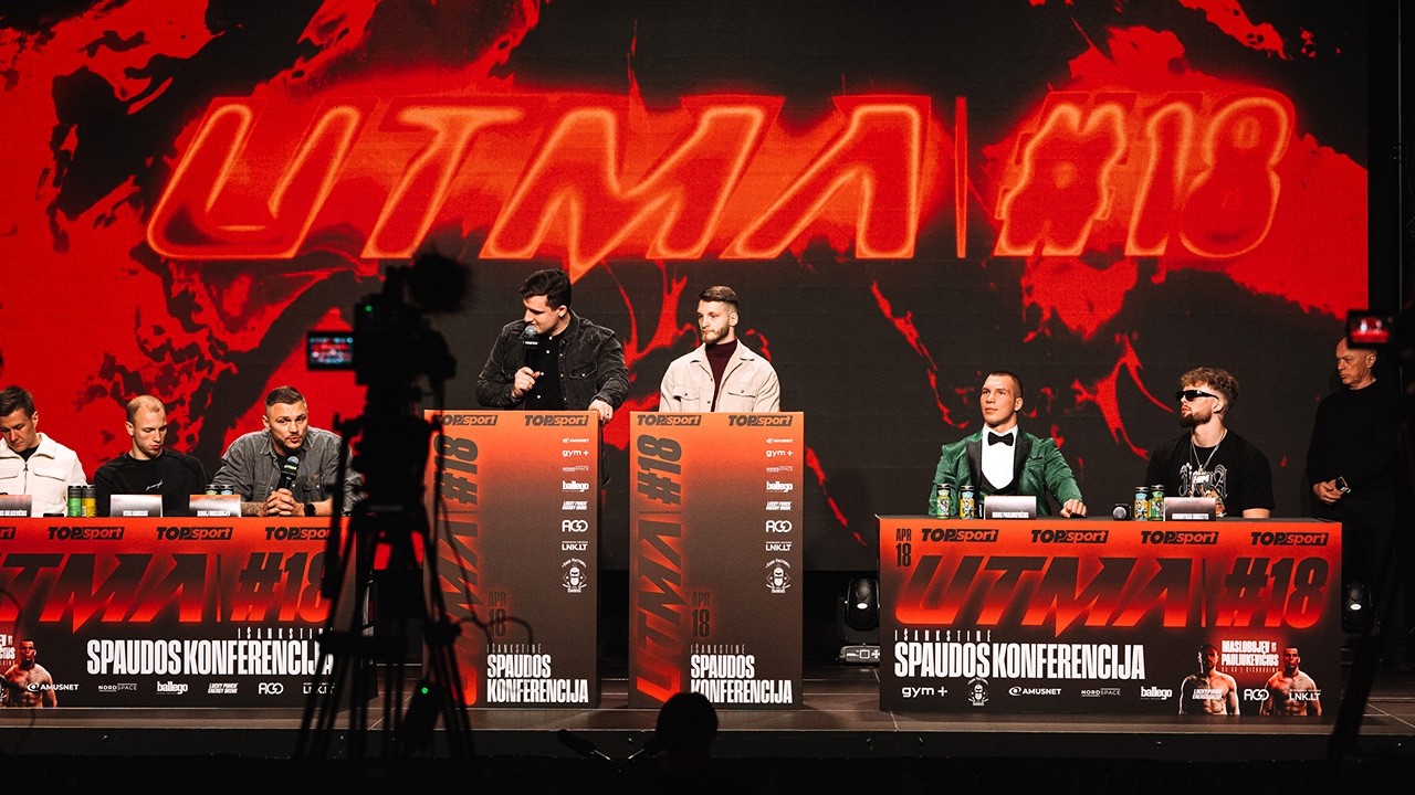 UTMA 18 I&Scaron;ANKSTINĖ SPAUDOS KONFERENCIJA