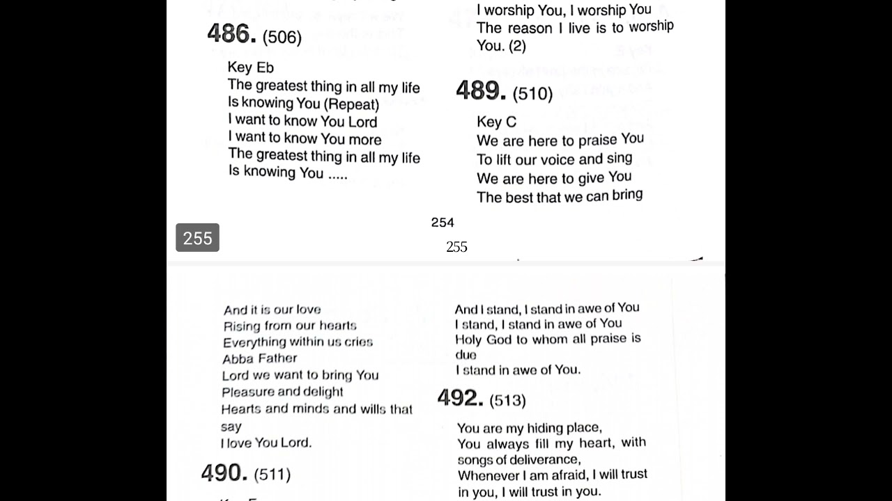 We are here you to praise you 