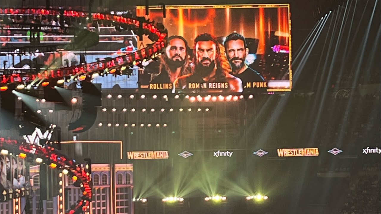 Wrestlemania 41 In Las Vegas - CM PUNK Entrance (This Fire Burns)