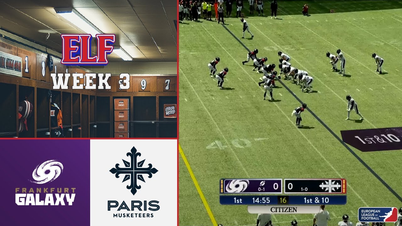 Frankfurt Galaxy VS Paris Musketeers - Highlights ELF | Week 3