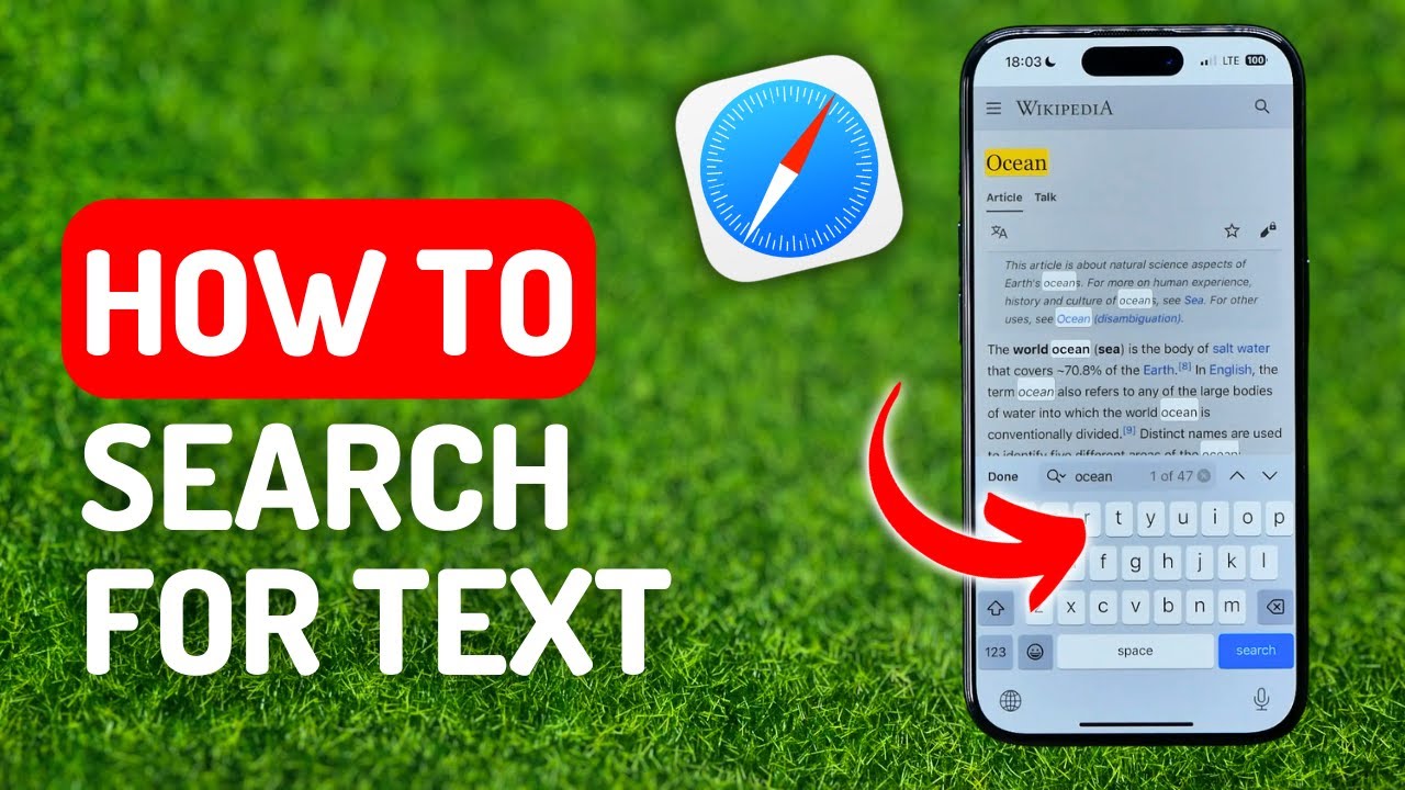 How to Search For Text on a Webpage in Safari