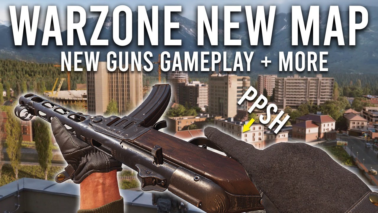 COD Warzone NEW MAP Gameplay! ( PPSH + K31 Sniper )