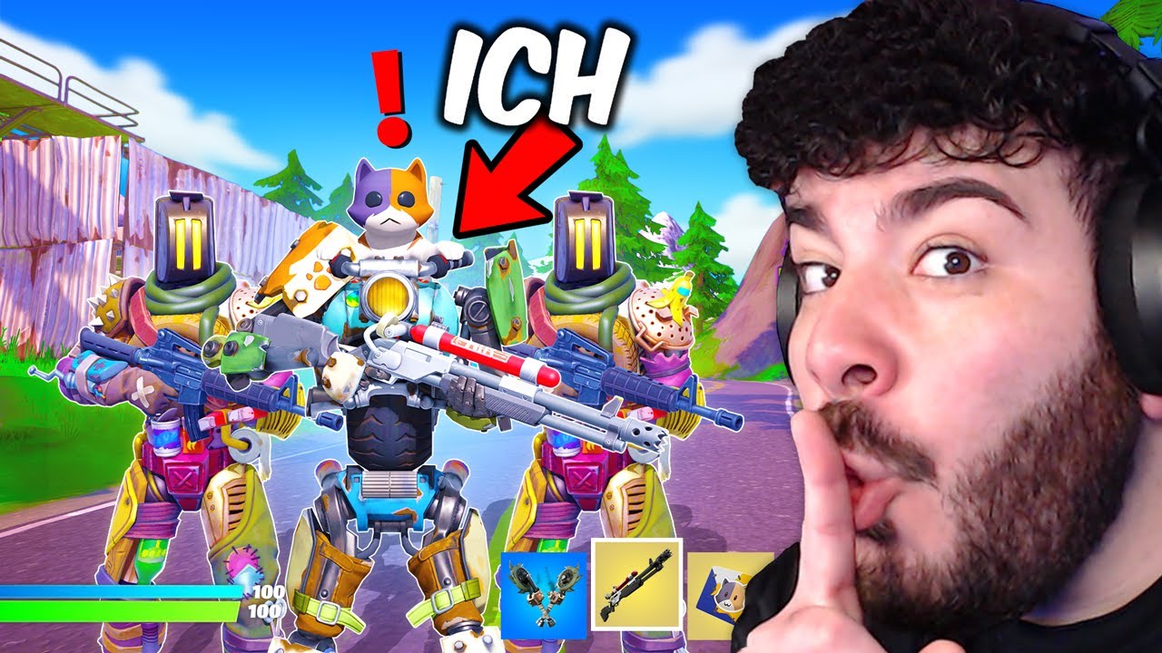 Ich tue so als wäre ich KIT der BOSS für 24 STUNDEN ... Fortnite