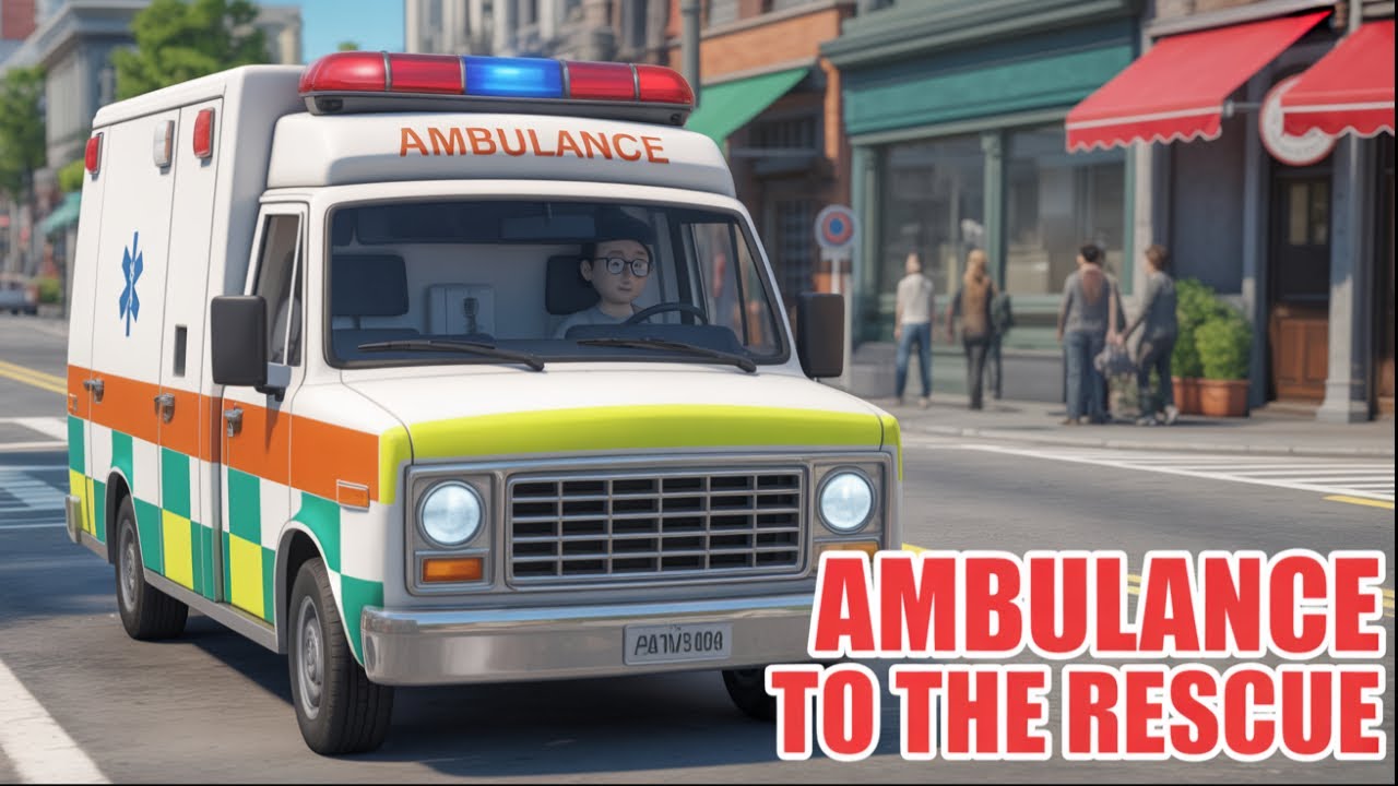 Rescue Heroes On Wheels – Fire Truck, Ambulance & Police Car Song