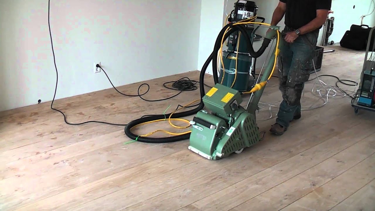 Lecol Lägler Hummel stofvrij schuren parket dust free sanding  werken TNO prestatietoets