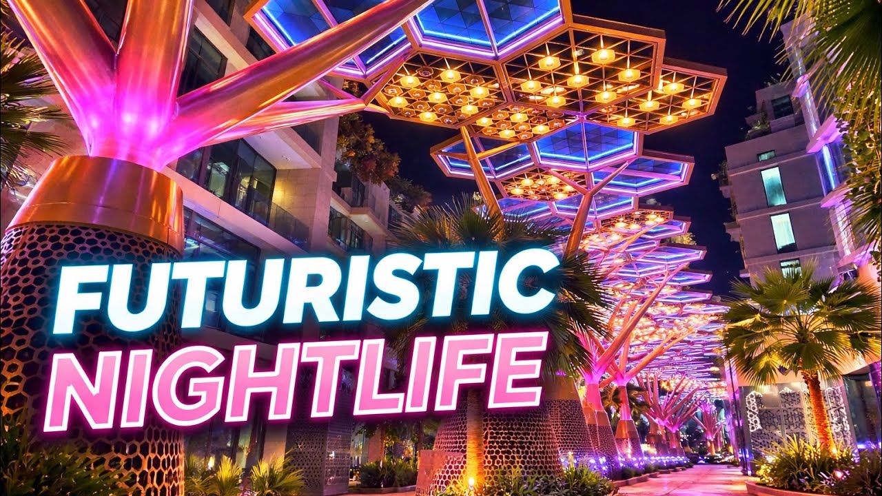 QATAR’S FUTURISTIC WALKWAY||Crystal Walkway Gewan Island Qatar@TravelWithAnil8154