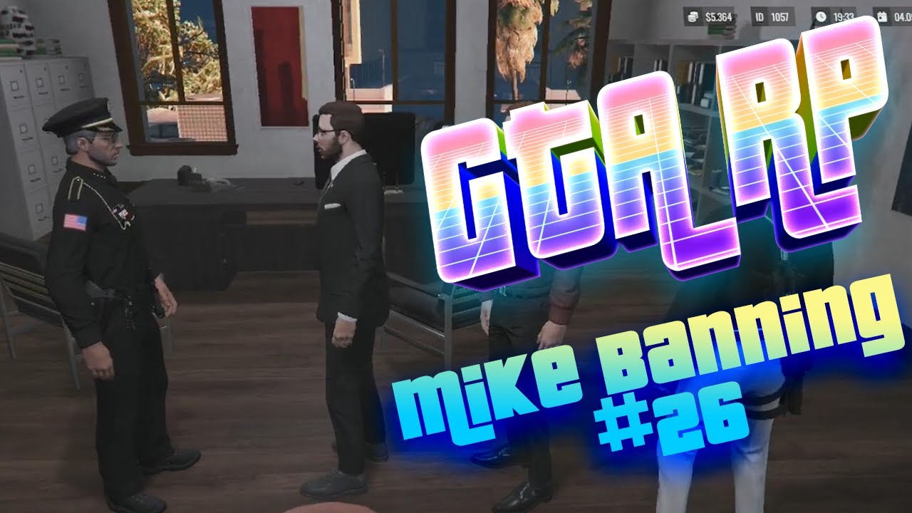 GTA RP ModernV: Mike Banning on Duty Polizeichef beleidigt Staatsanwalt