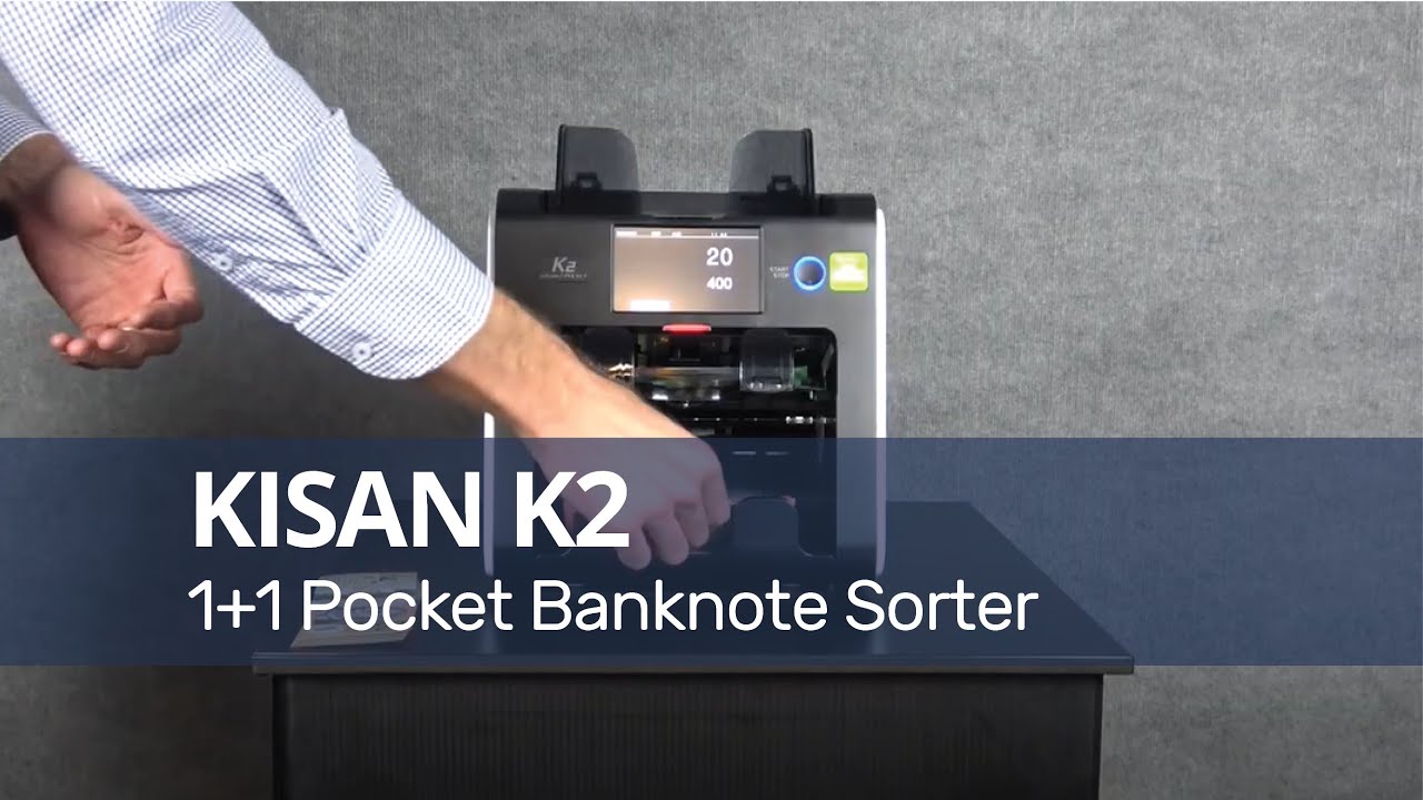 Kisan K2: Two-pocket Banknote Sorter