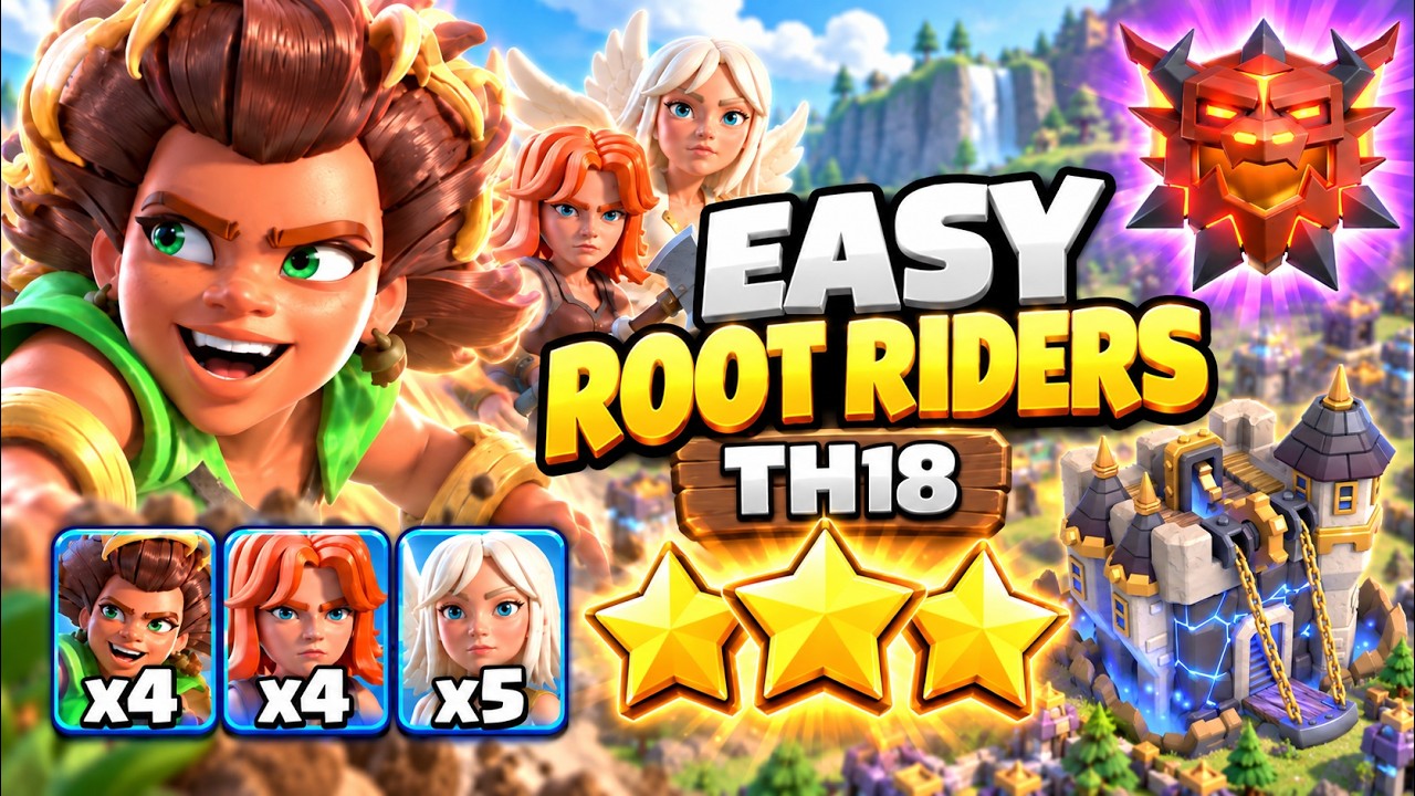 TH18 ROOT RIDERS Are STILL INSANE! 🔥 Easy 3-Stars in Legend 1 | Clash of Clans