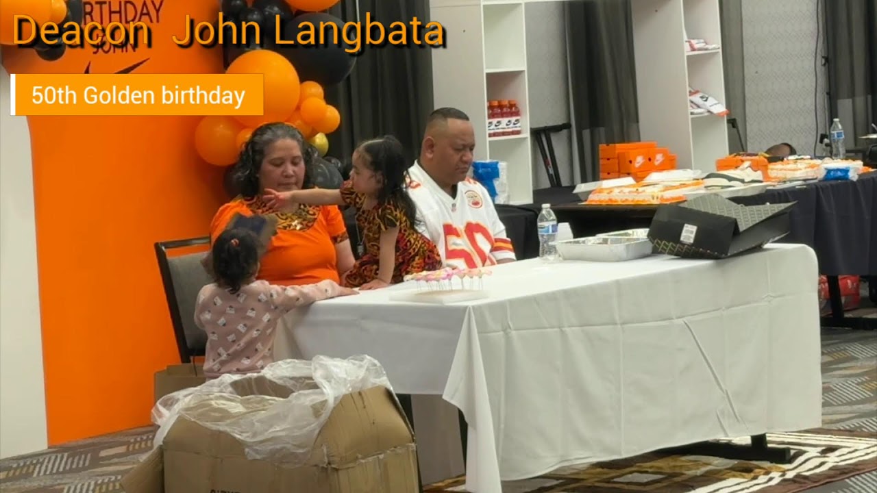 Deacon John Langbata 50th Golden birthday
