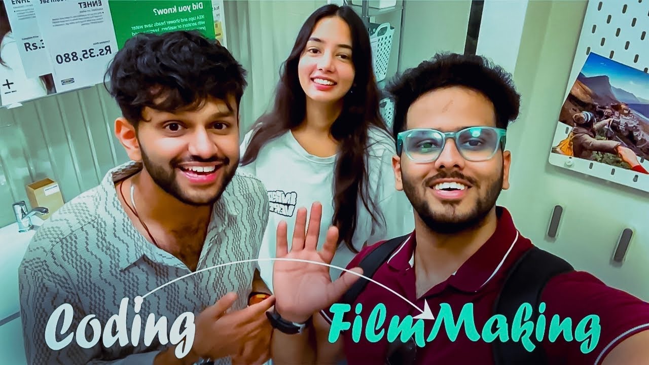 I shot a Professional MUSIC VIDEO | Behind the scenes VLOG ft. @tanaychaturvedi 