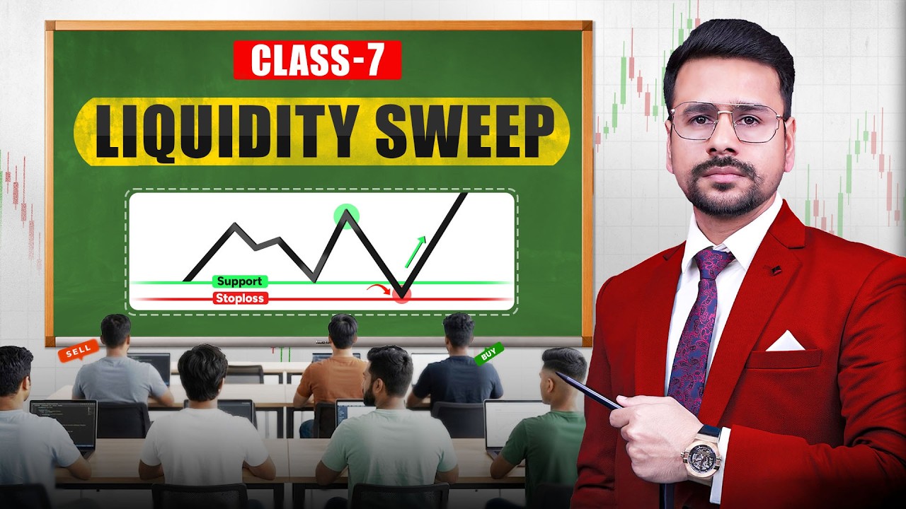 Liquidity Sweep MASTERCLASS | What is Liquidity in Trading | Trading Course (Day 7/10)