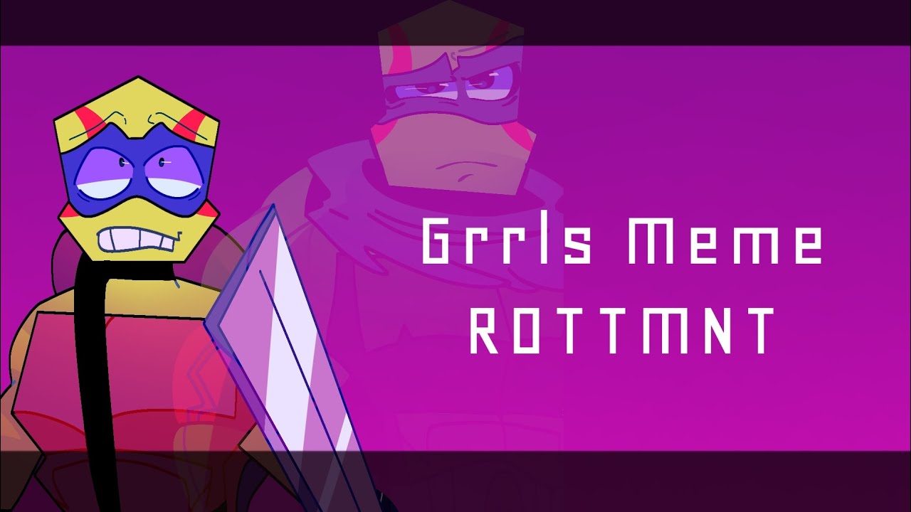 GRRRLS meme || Rottmnt Animation || Flipaclip | !TW!