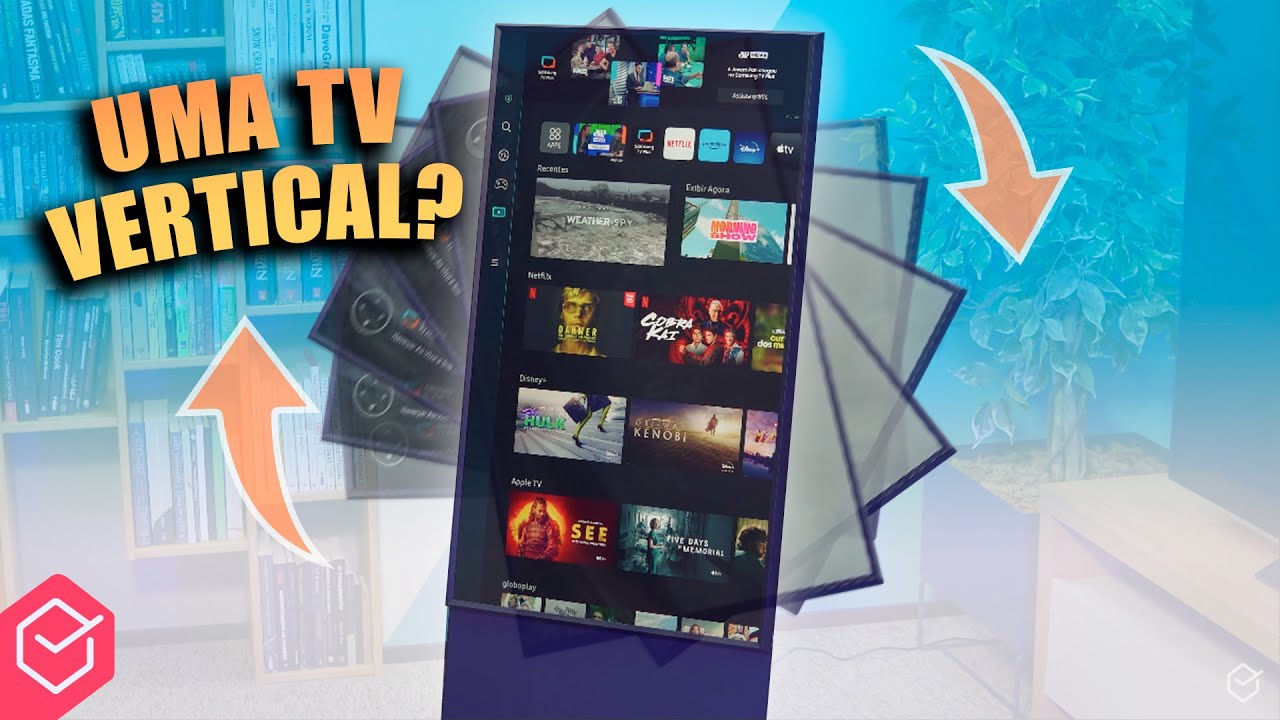 VERTICAL?? Essa TV 4K tem um SISTEMA que gira 90 GRAUS! // SAMSUNG The Sero