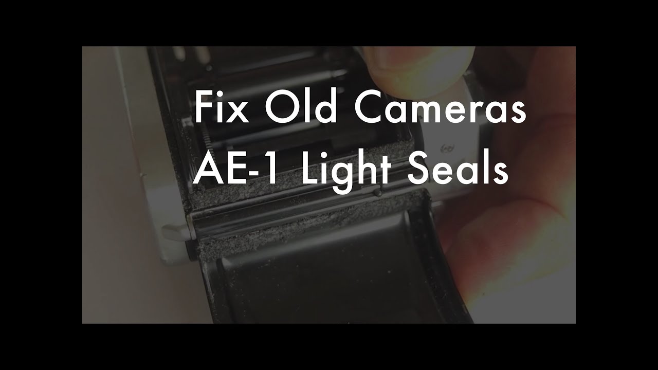 Fix Old Cameras: Canon AE-1 P Light Seal Replacement