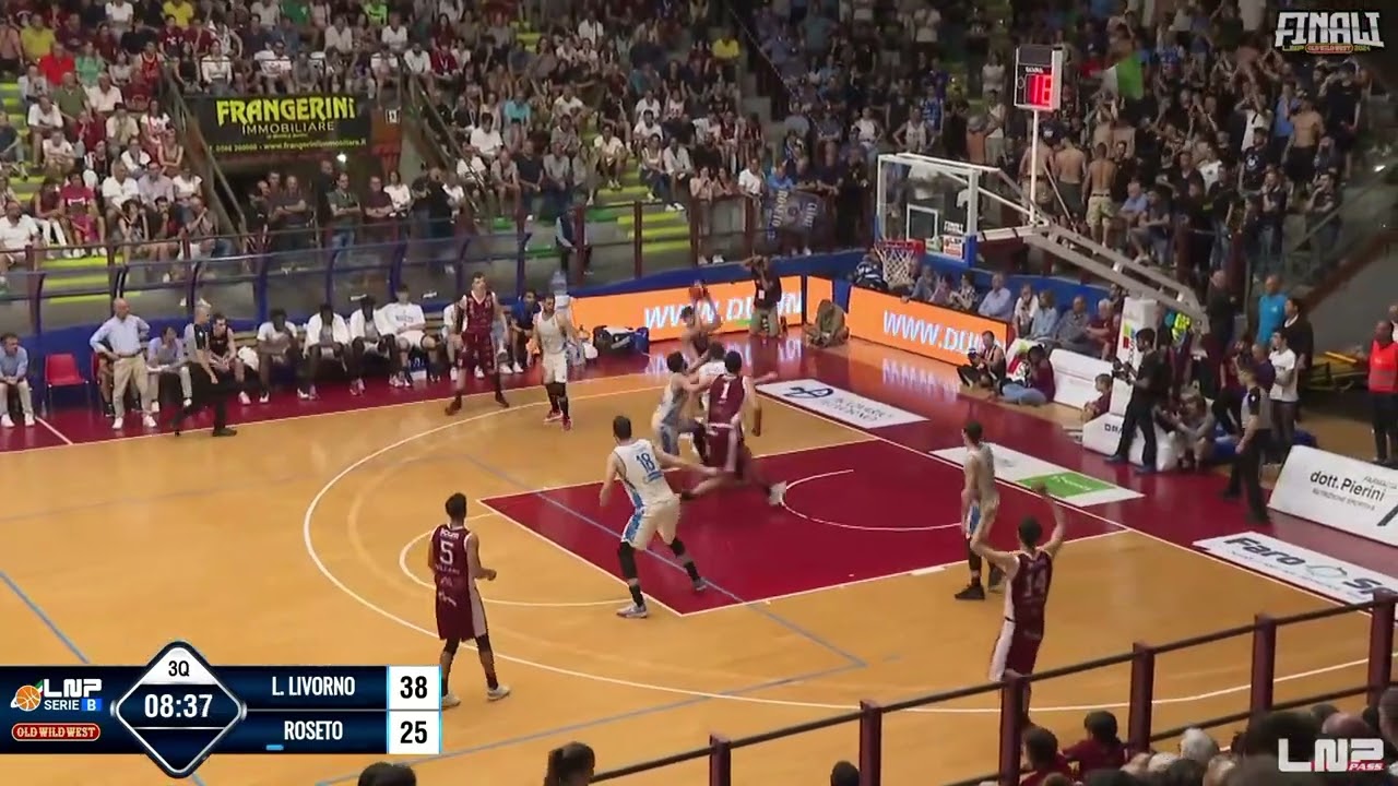 Libertas Livorno - Pallacanestro Roseto GARA 4 Finale Playoff Serie B Nazionale 2023/2024