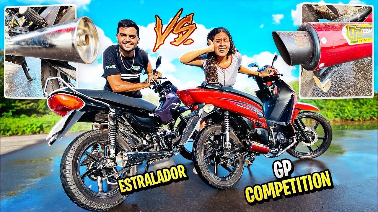 ESCAPE ESTRALADOR DE LATA VS  GP COMPETITION!!! *Qual berra mais*